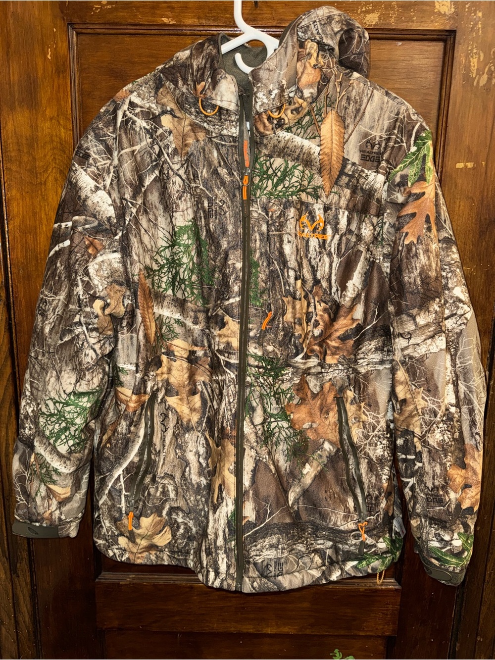 Realtree Men’s Camo Jacket in Brown, Green & Tan
